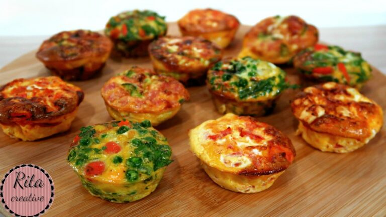 Babeczki warzywno- jajeczne | 3 wersje smakowe