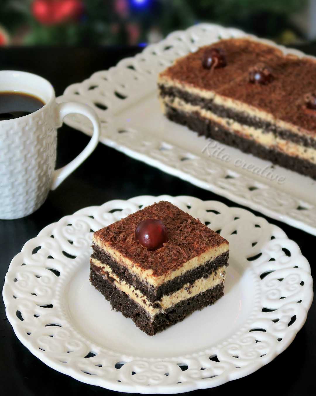 Makowiec z kajmakiem Makowiec