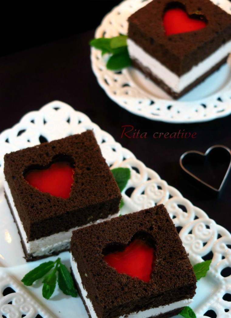 walentynkowe-ciasto-serce ciasto-biszkoptowe-serce