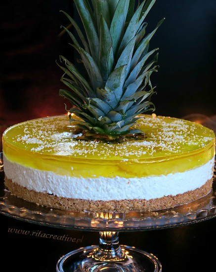 sernik kokosowo ananasowy