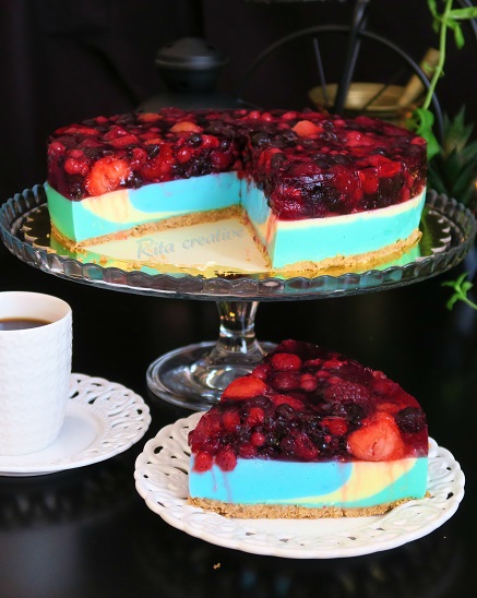 jogurtowiec z owocami leśnymi jogurtowiec kolorowy