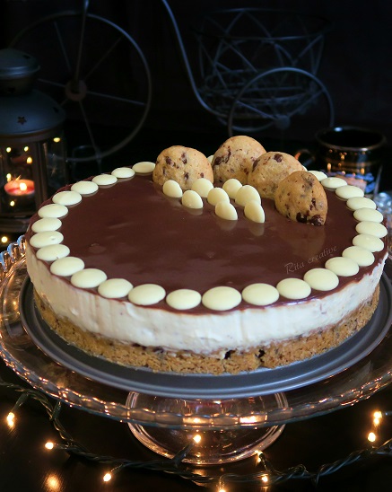 sernik z ciasteczkami iczekoladą sernik z czekoladą i ciastkami