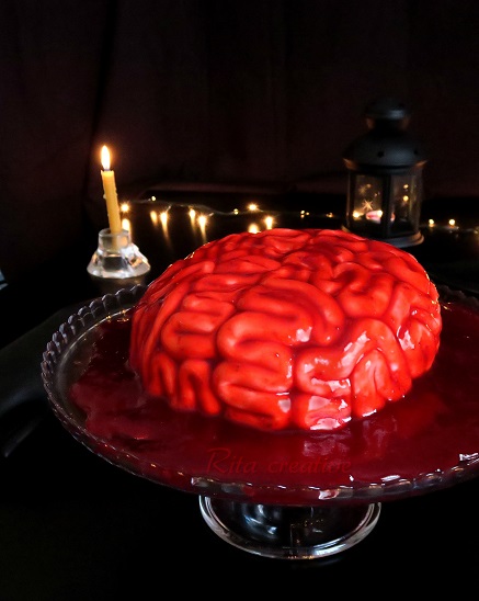Ciasto mózg – efektywny deser na Halloween