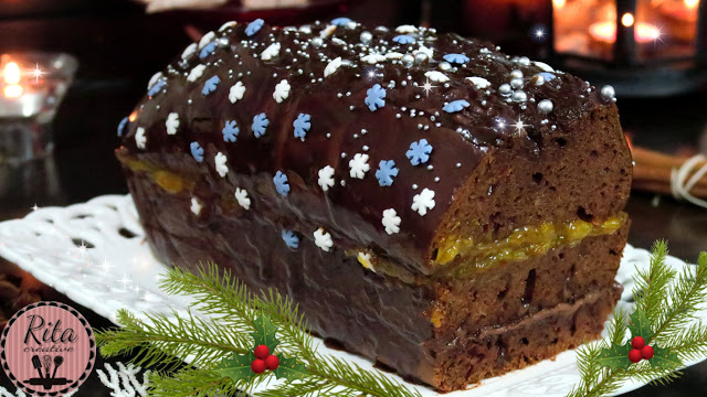 piernik z dżemem i czekoladą bez jajek świąteczny piernik