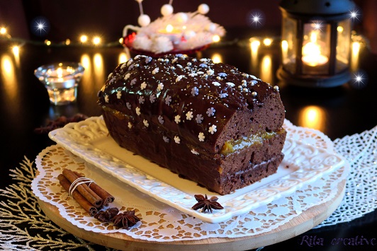 Piernik z Dżemem Mandarynkowym bez jajek 0 (0)