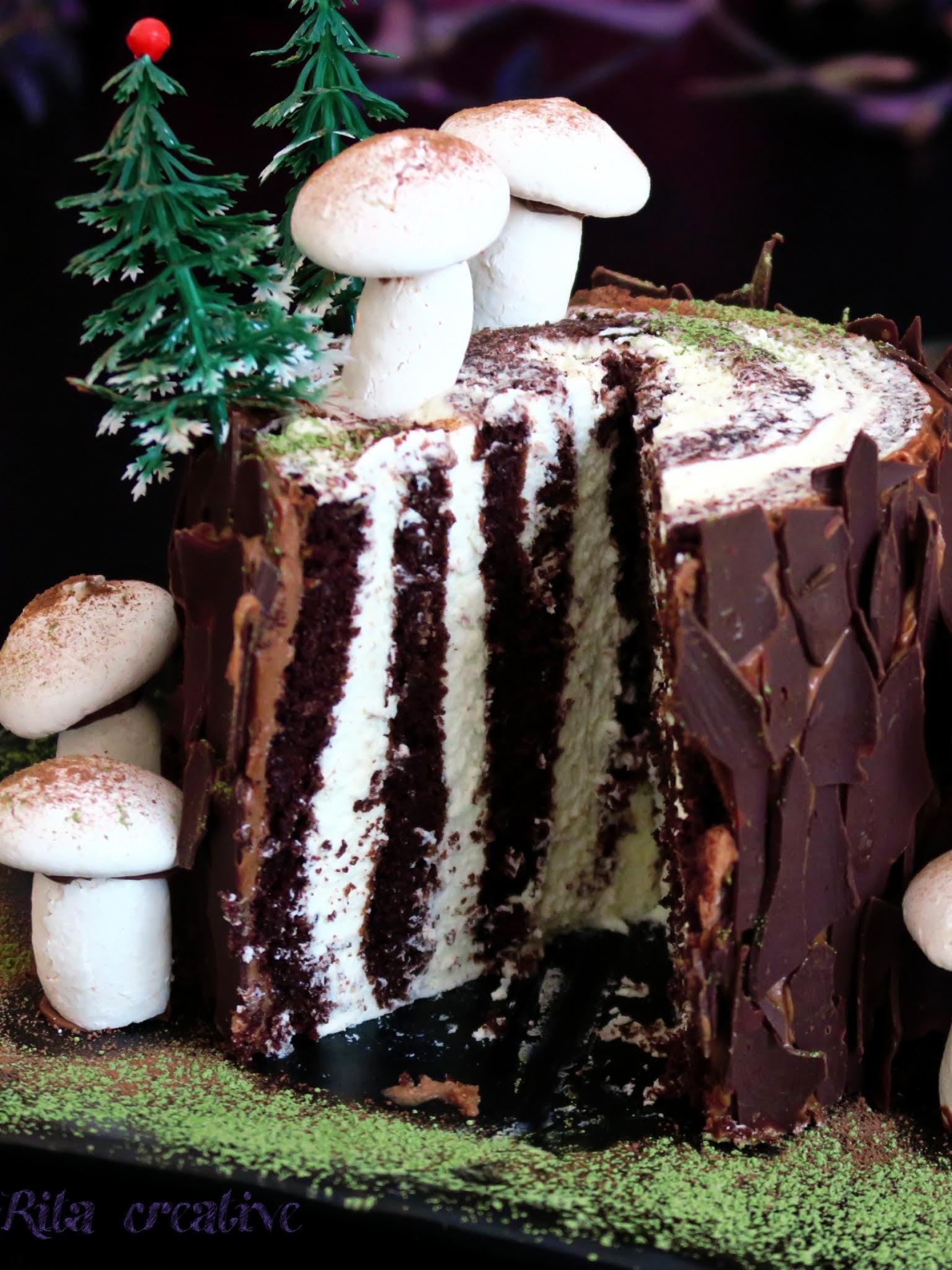 Tort Pień Świąteczny Tort Pień RITA creative