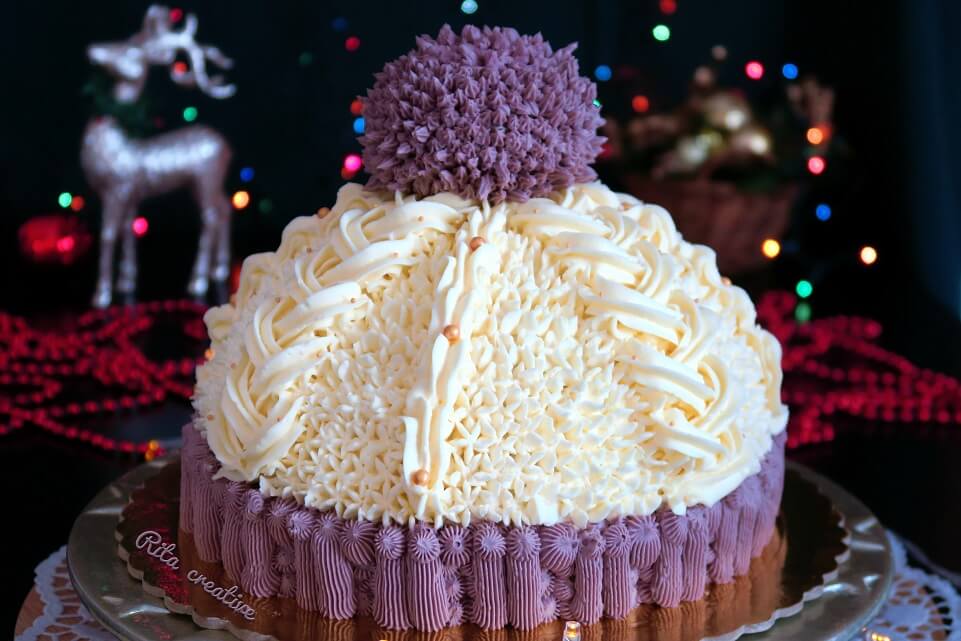 tort czapka świąteczny tort czaska