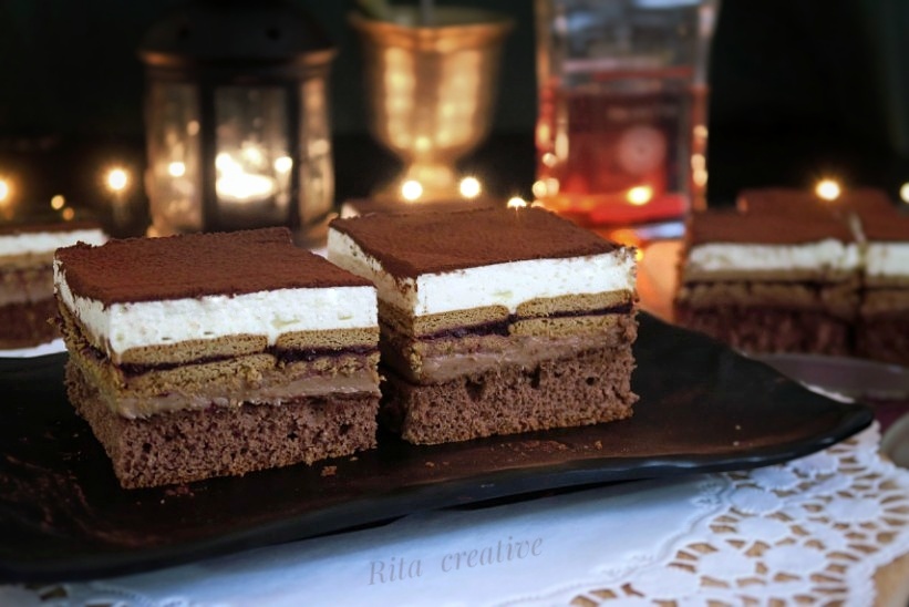 Kakaowe ciasto kubanka Ciasto kubanka