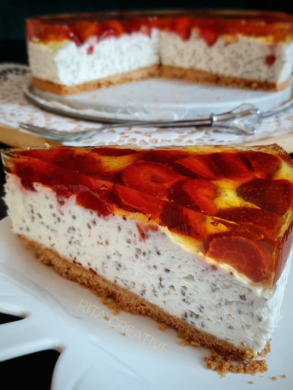 sernik na zimno chia