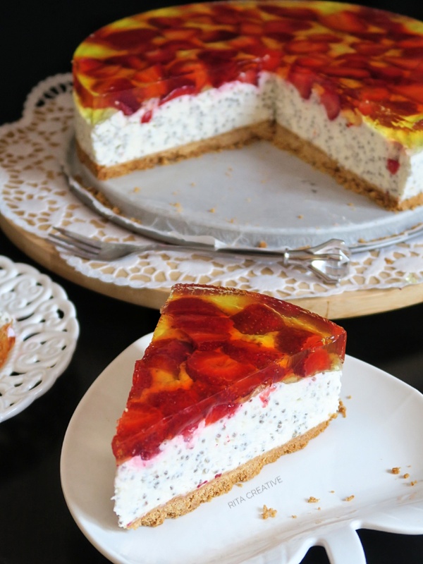 sernik chia na zimno