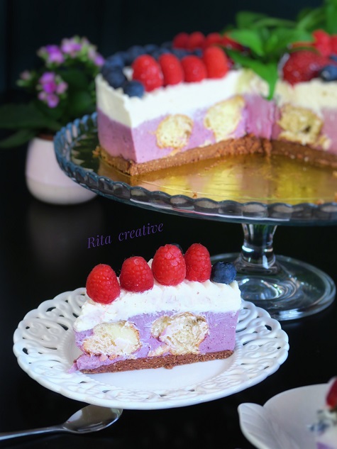 ciasto z borówkami i malinami ciasto borówkowe z mini rogalikami 7 days