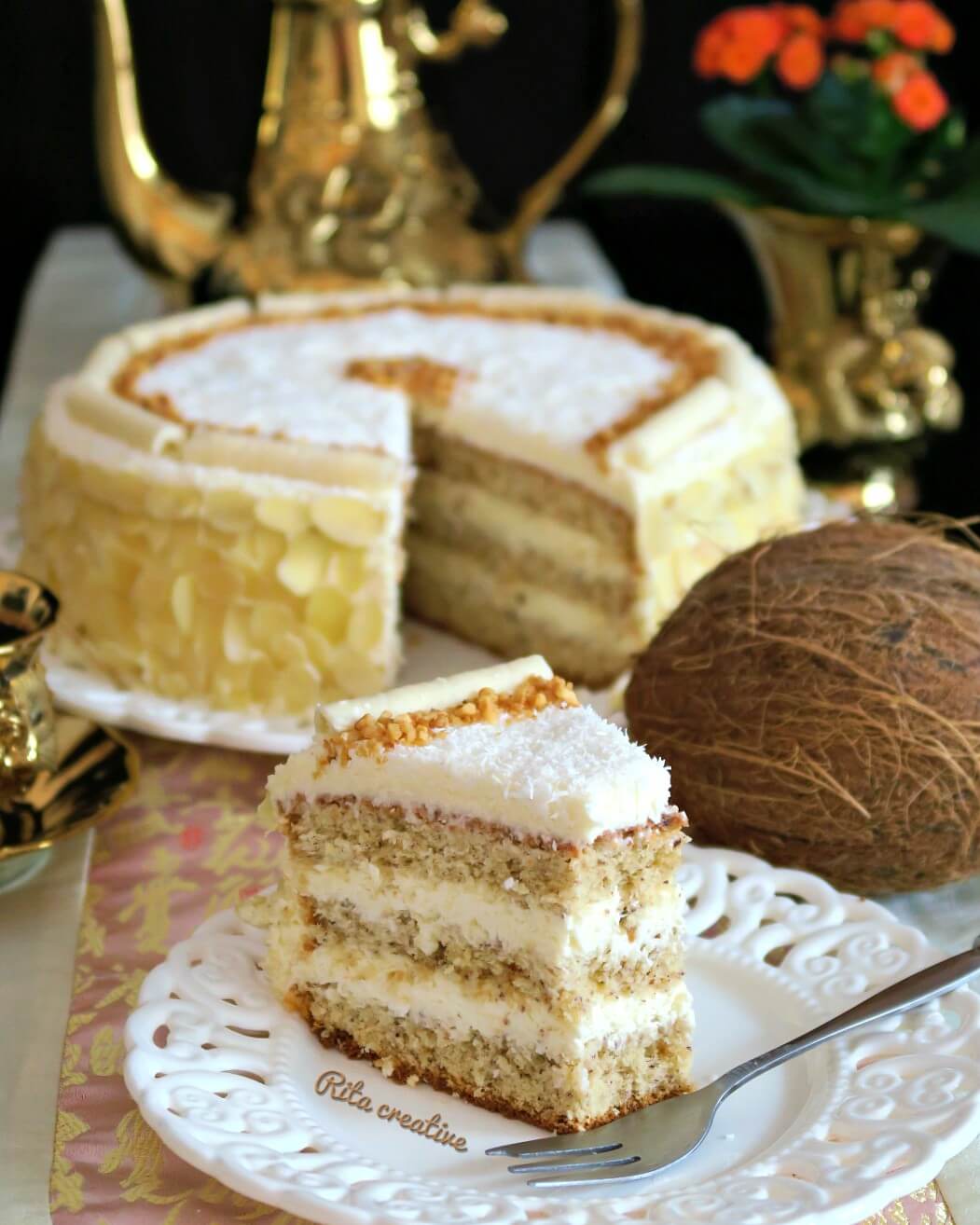 tort kokosowy torcik rafaello