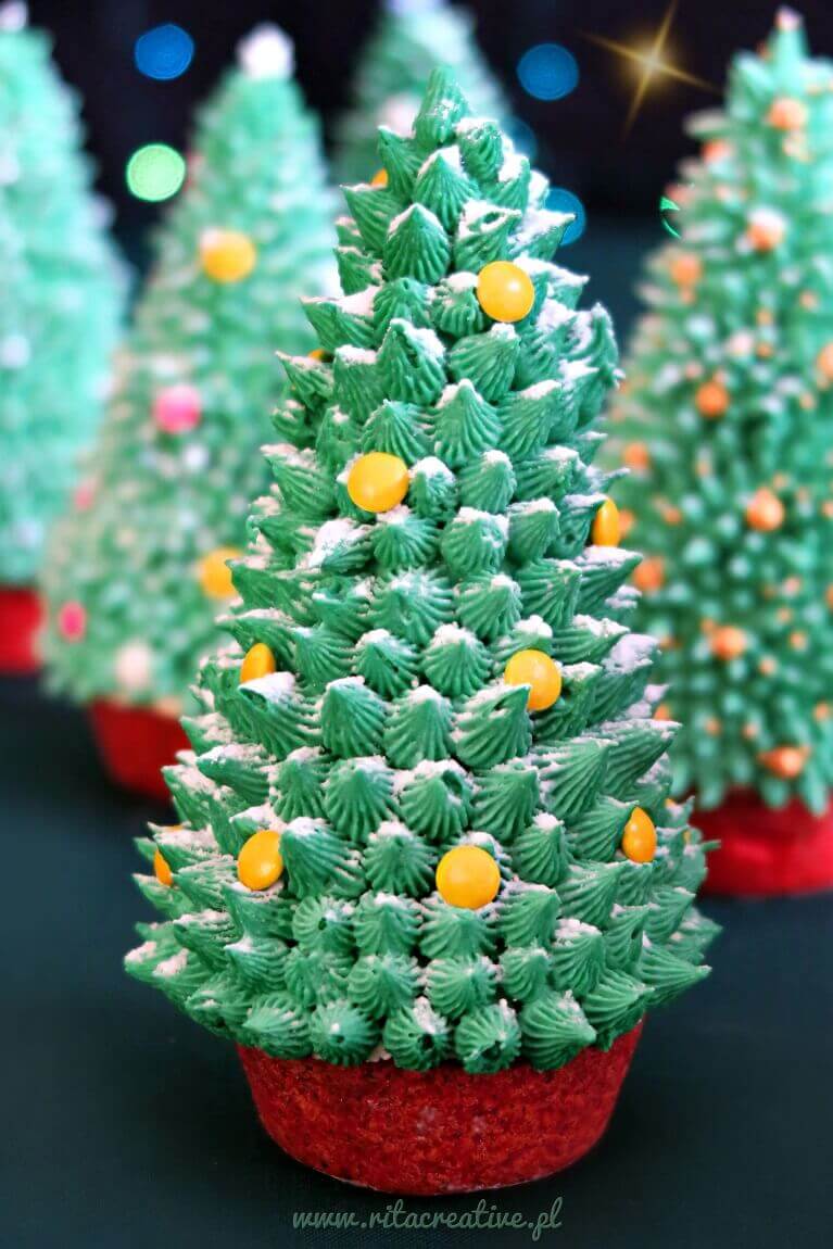 tartaletki choinki babeczki choinki