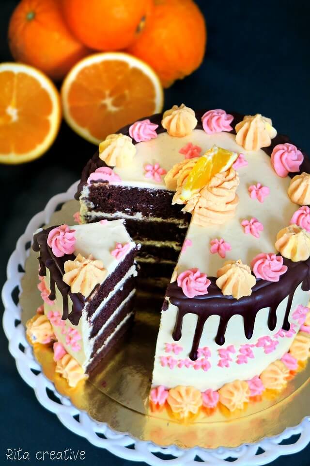 tort z orange curd - rita creative