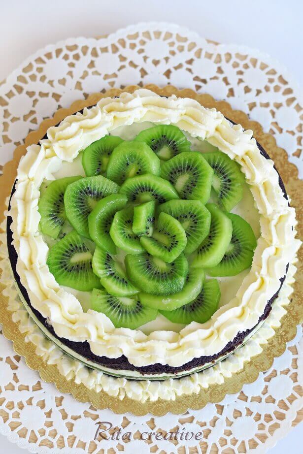 Torcik z kiwi - Rita creative Tort z kiwi