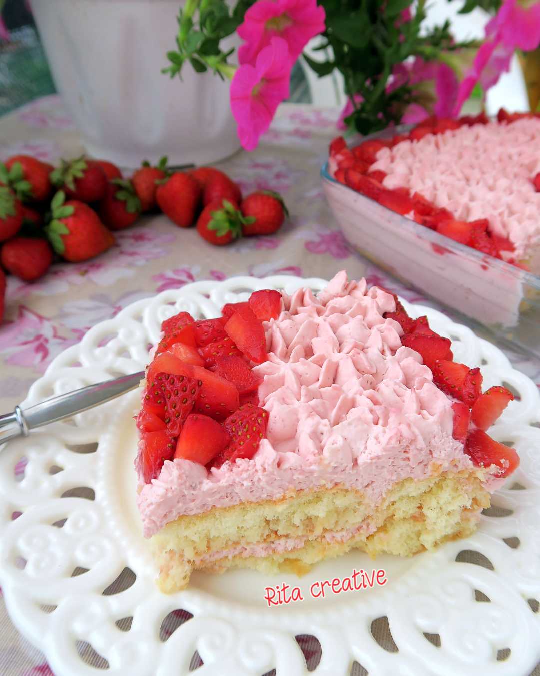 Tiramisu truskawkowe.