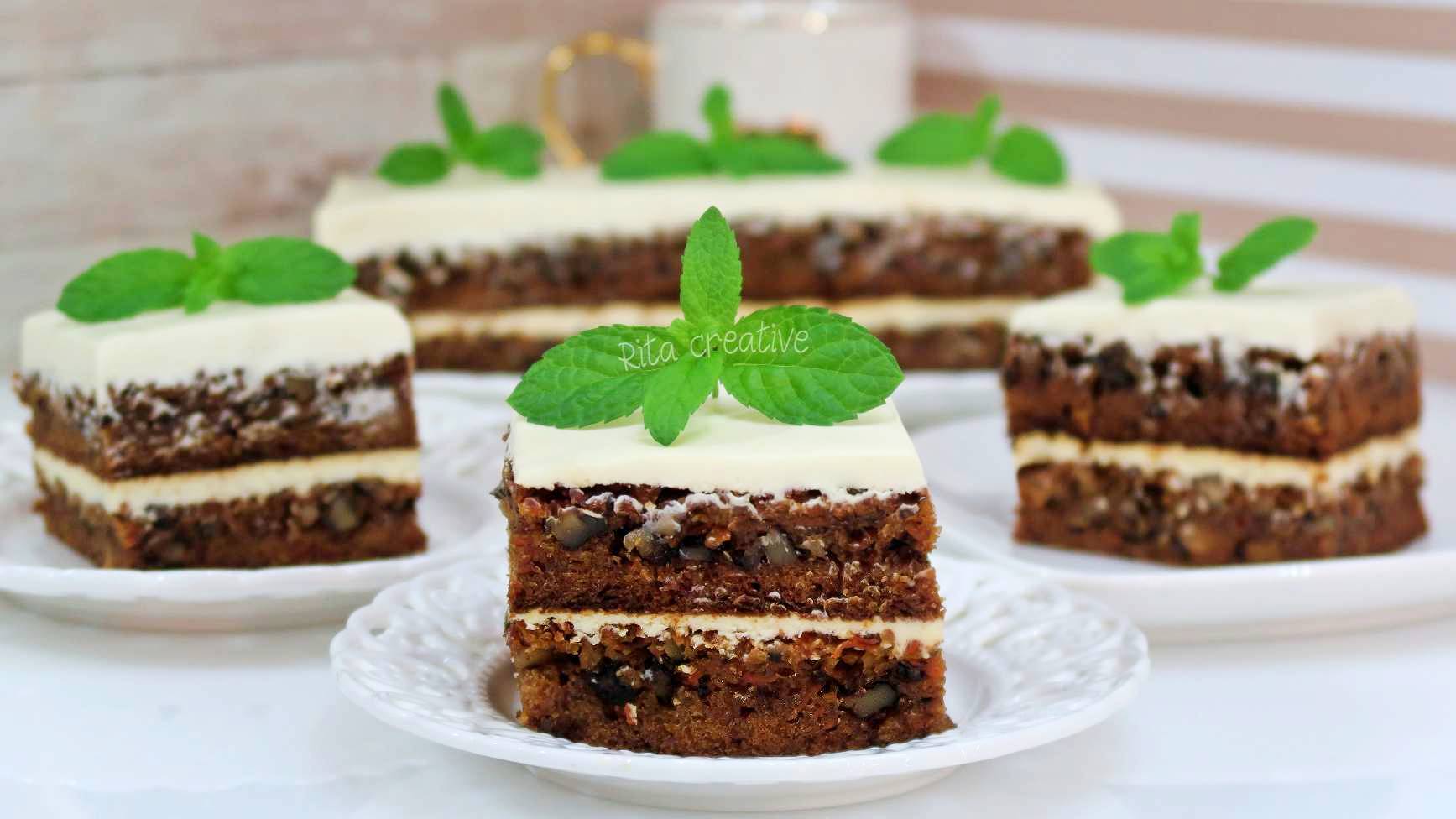 CIASTO MARCHEWKOWE Z ORZECHAMI CIASTO MARCHEWKOWE - Rita Creative