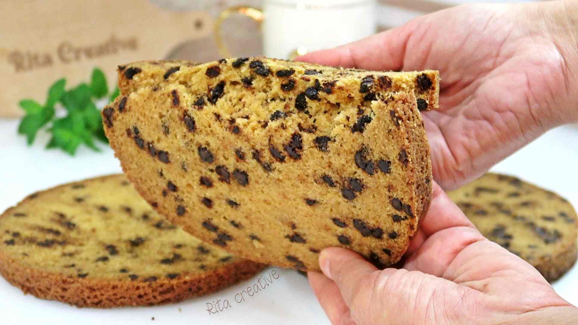 ciasto waniliowe z kawałkami czekolady baza do tortów