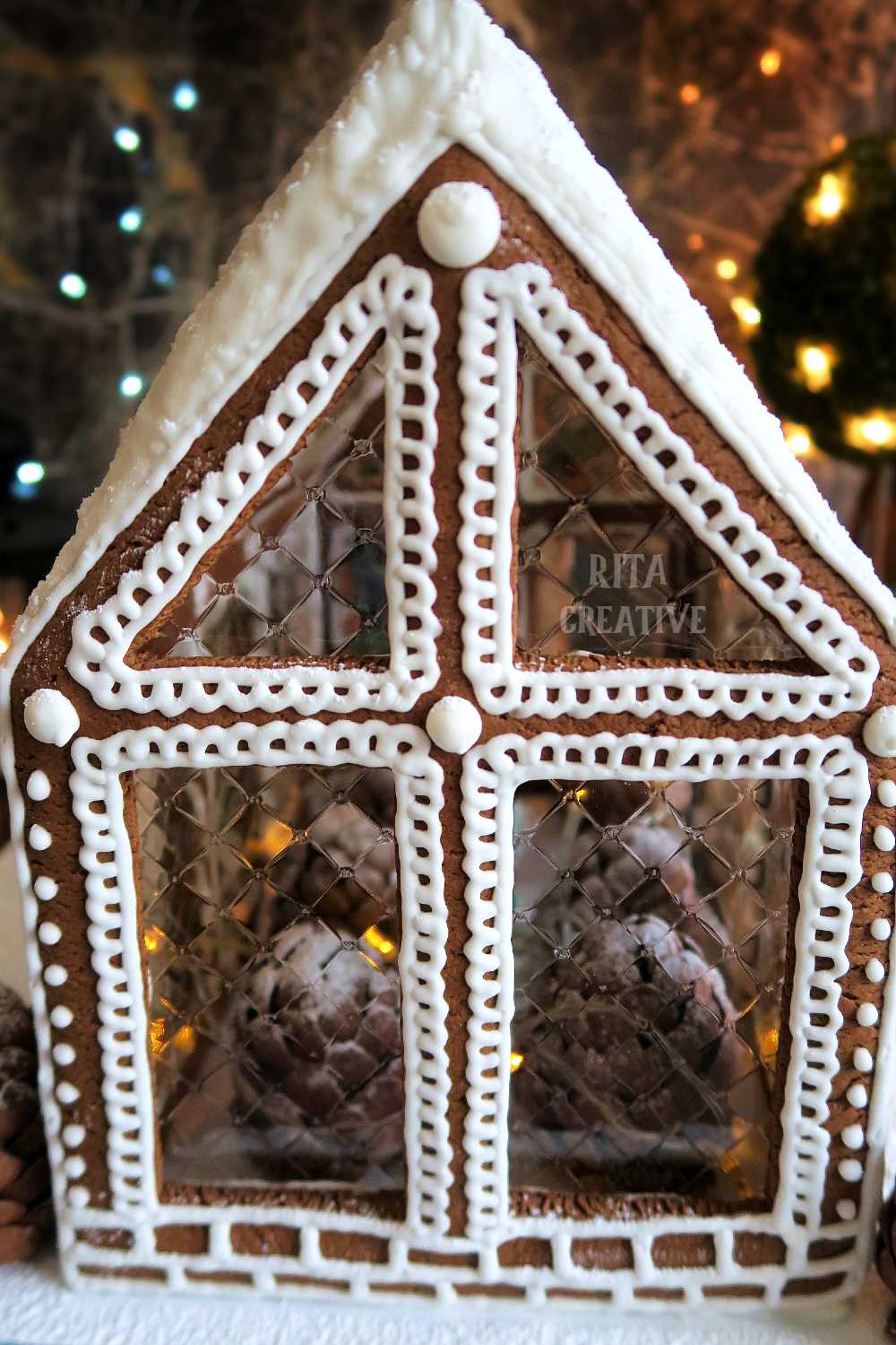 Domek szklarnia z piernika Szklarnia z piernika