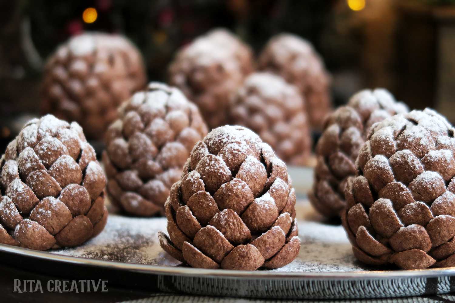 Szyszki czekoladowe Czekoladowe szyszki sosnowe