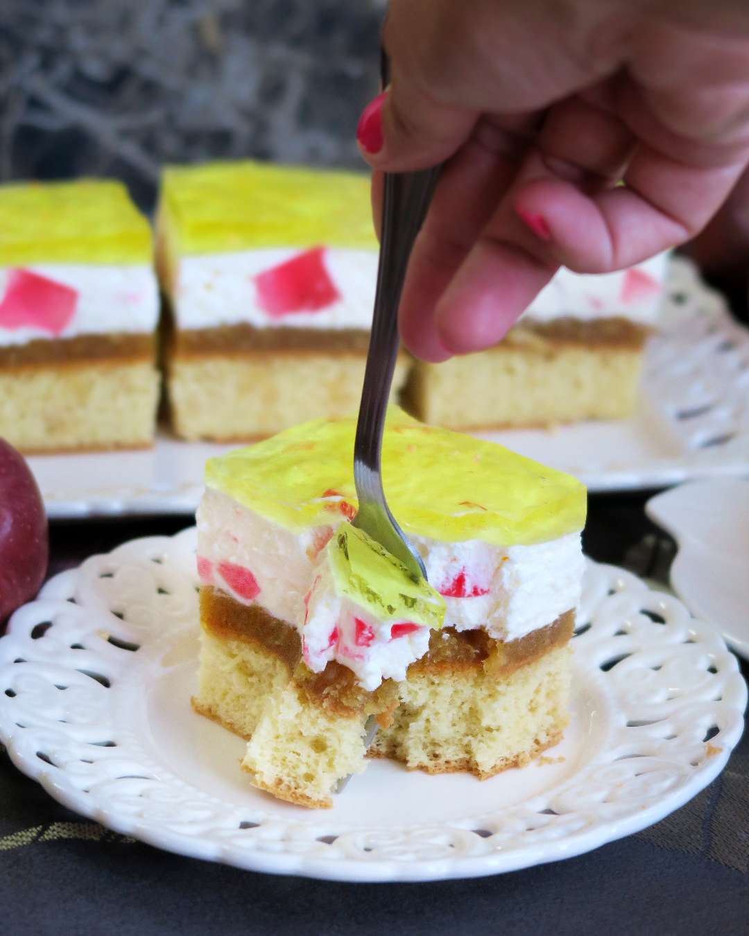 jabłecznik z galaretką jabłecznik przepis