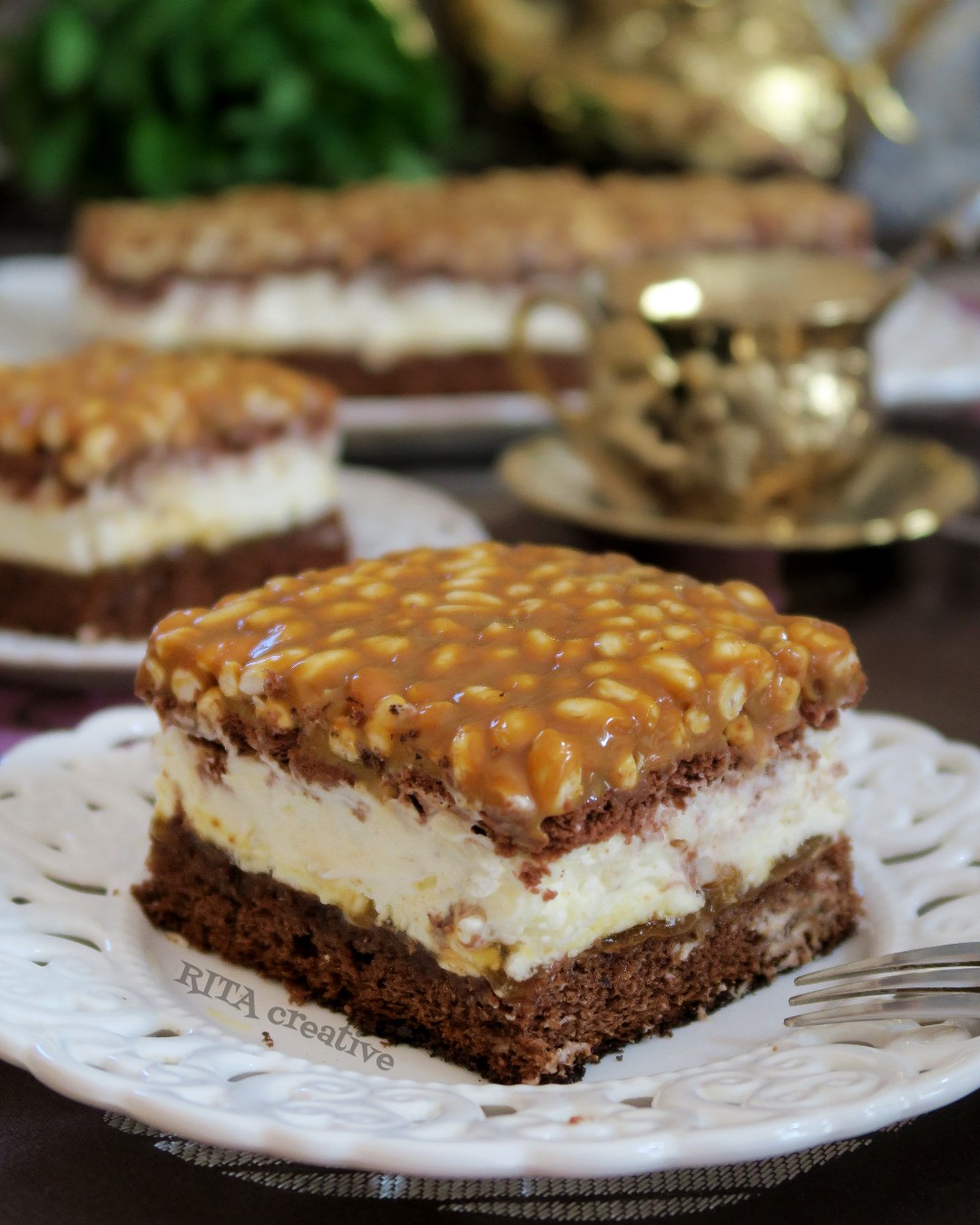 ciasto z ryżem preparowanym