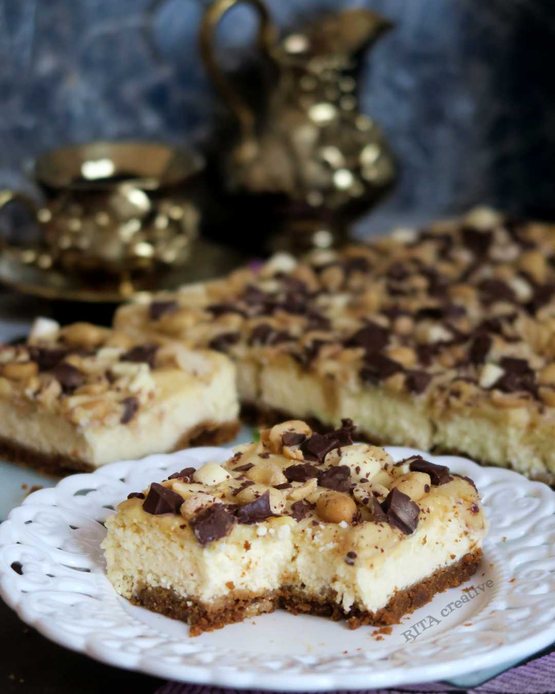 Sernik Toffi z orzeszkami i czekoladą najlepszy sernik