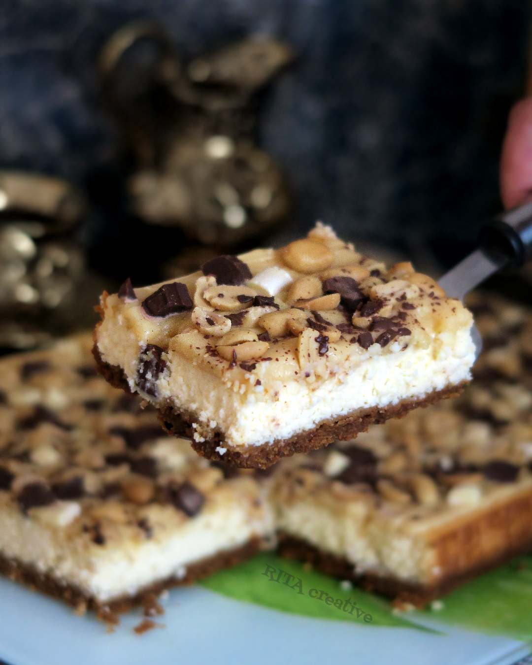 Sernik Toffi z orzeszkami i czekoladą Sernik Toffi z orzechami