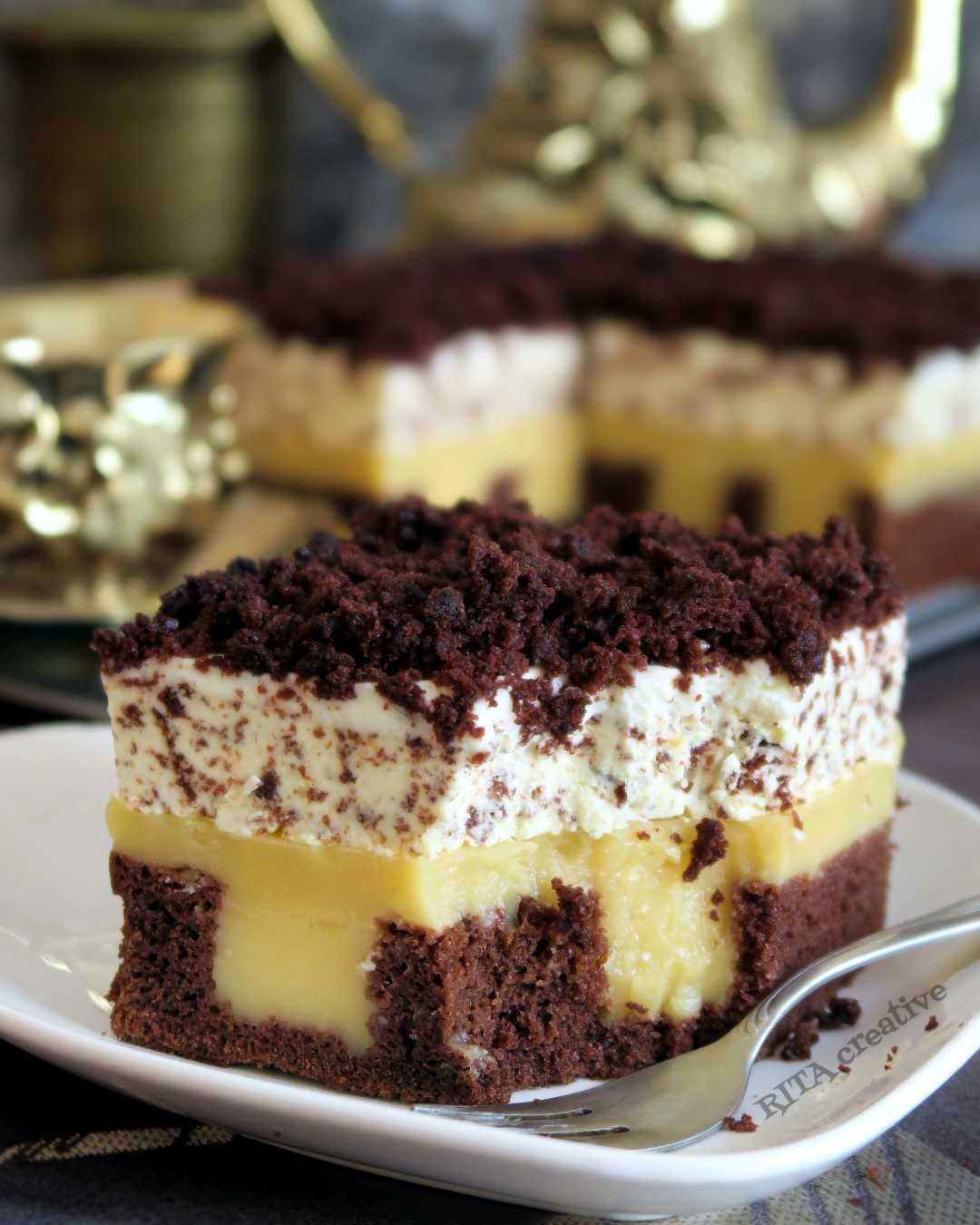 Ciasto Agora Ciasto z żółtkami i budyniem