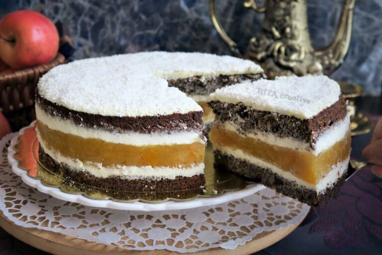 Makowiec Japoński z jabłkami 5 (1)