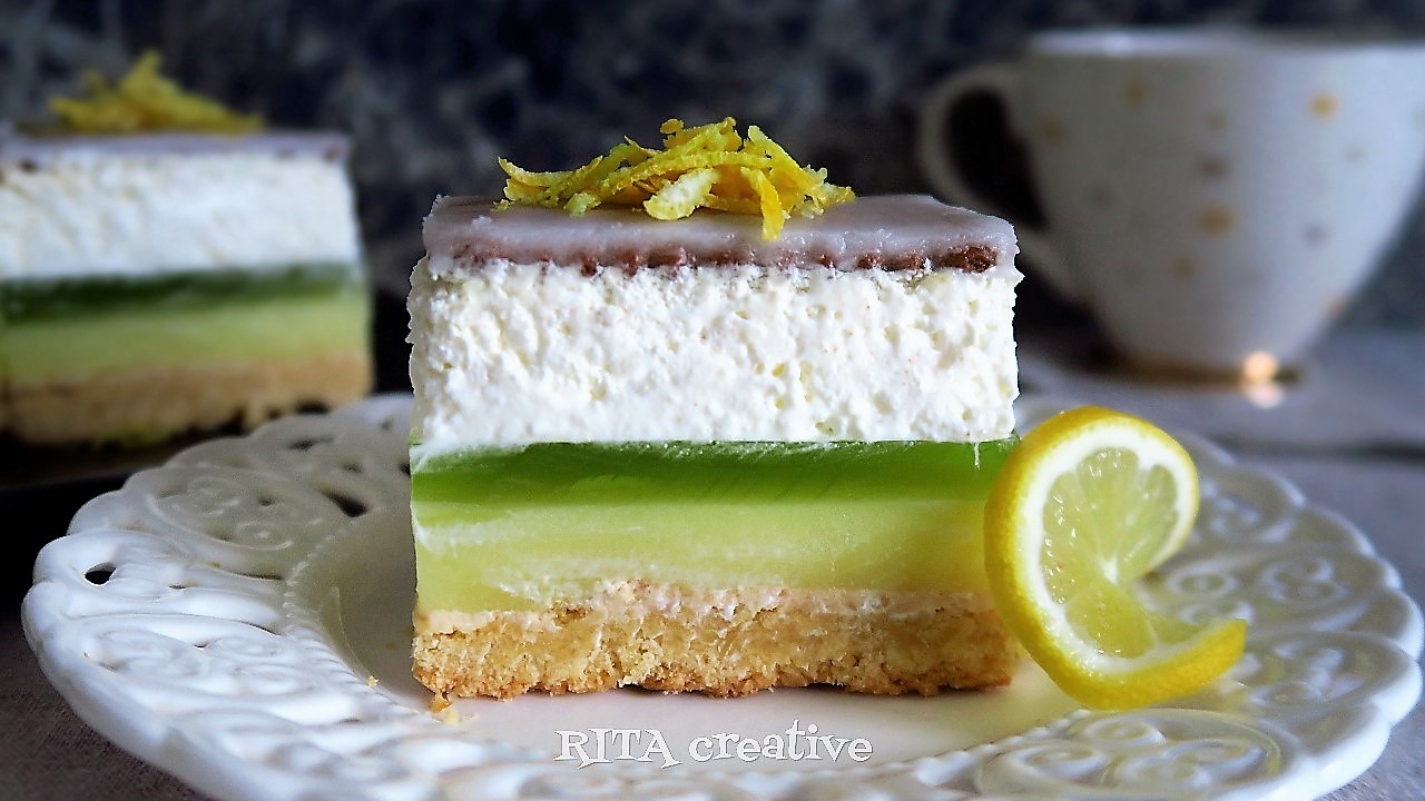 ciasto cytrynowe z ptasim mleczkiem ciasto cytrynowe na wielkanoc