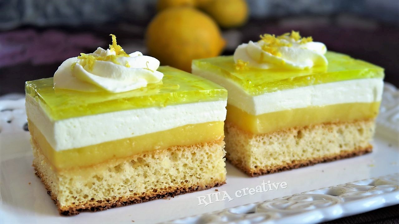 cytrynowa pychotka ciasto cytrynowe na wielkanoc