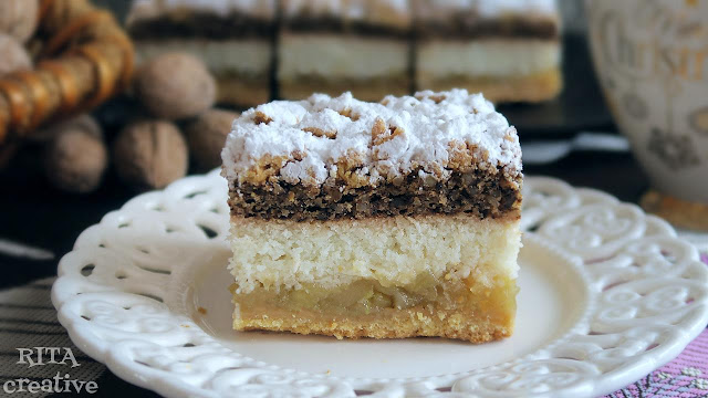 Orzechowo Kokosowe Ciasto z Jabłkami 5 (1)