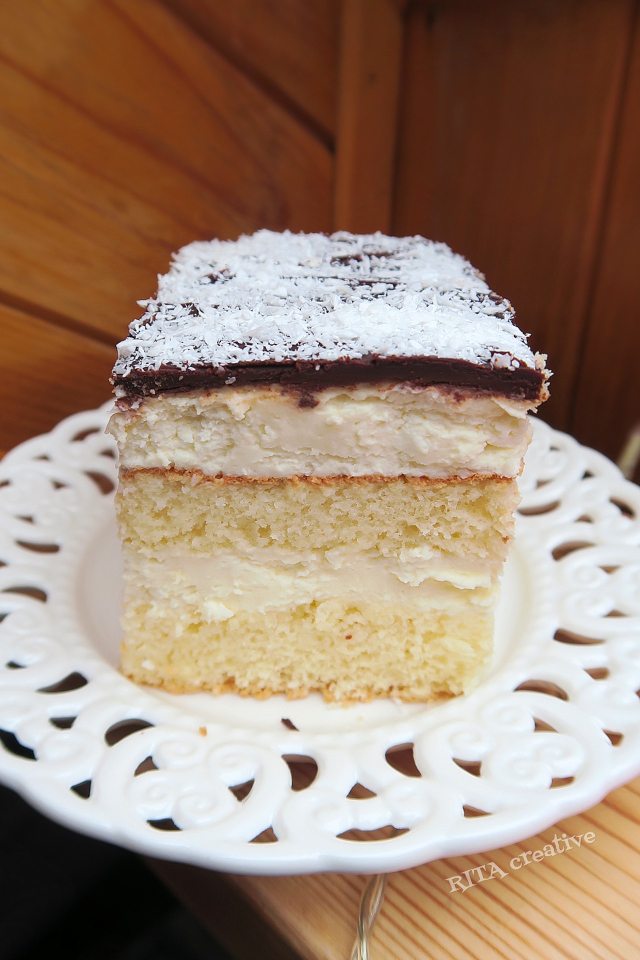 Kokosowe ciasto z alkoholem Pijany Kokos