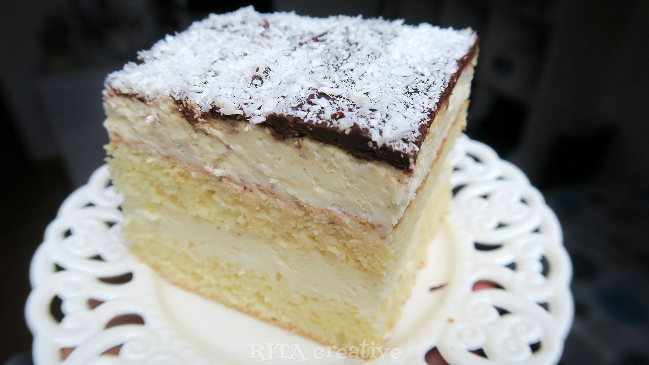 Kokosowe Ciasto z Alkoholem Ciasto Kokosowe z alkoholem